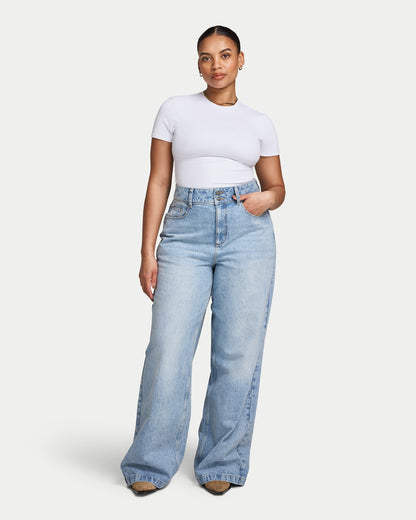 Womens Wide Leg Jean