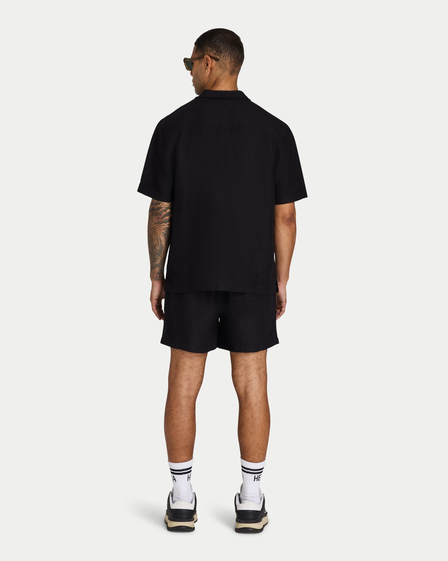 Mens Linen Short Sleeve Shirt