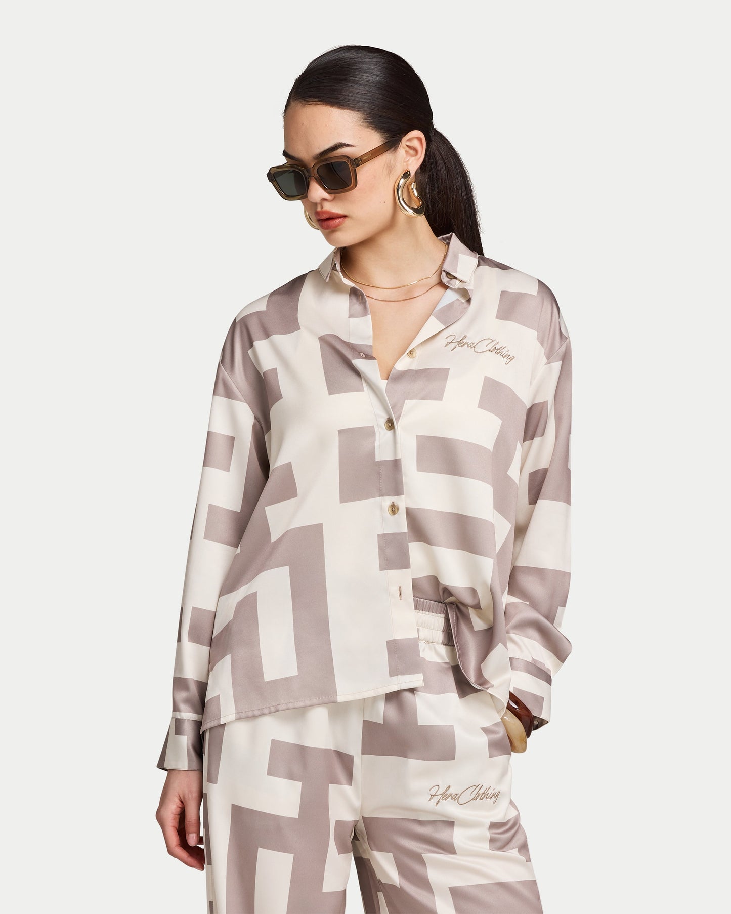 Womens Monogram Resort Shirt