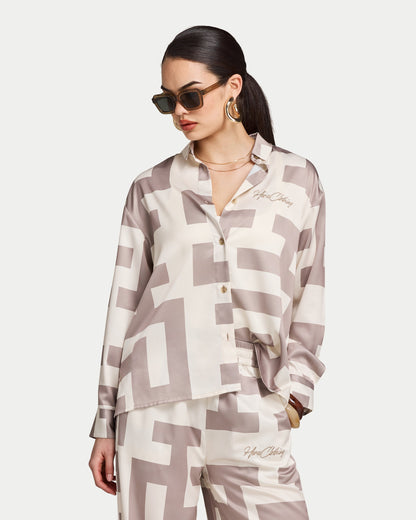 Womens Monogram Resort Shirt