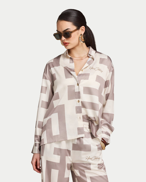 Womens Monogram Resort Shirt