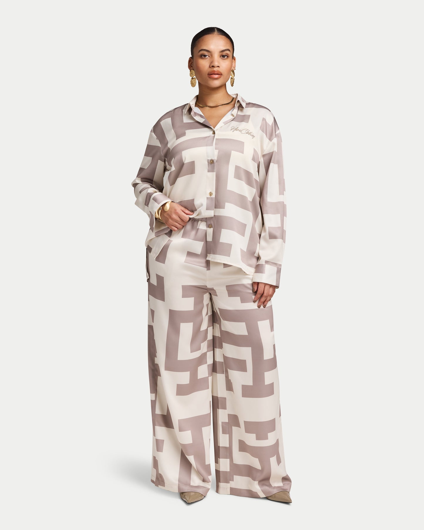 Womens Monogram Resort Trouser