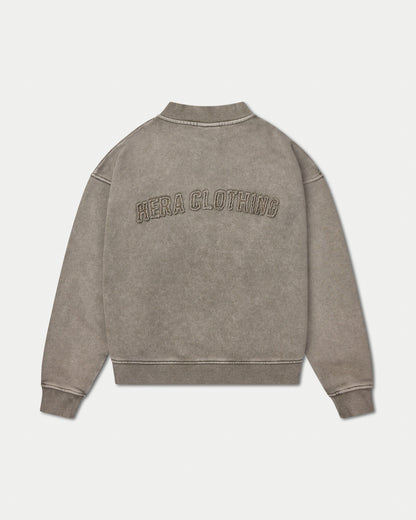 Womens Signature Washed Bomber Jacket