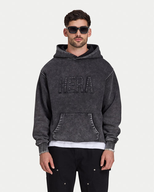 Mens Signature Washed Oversized Hoodie