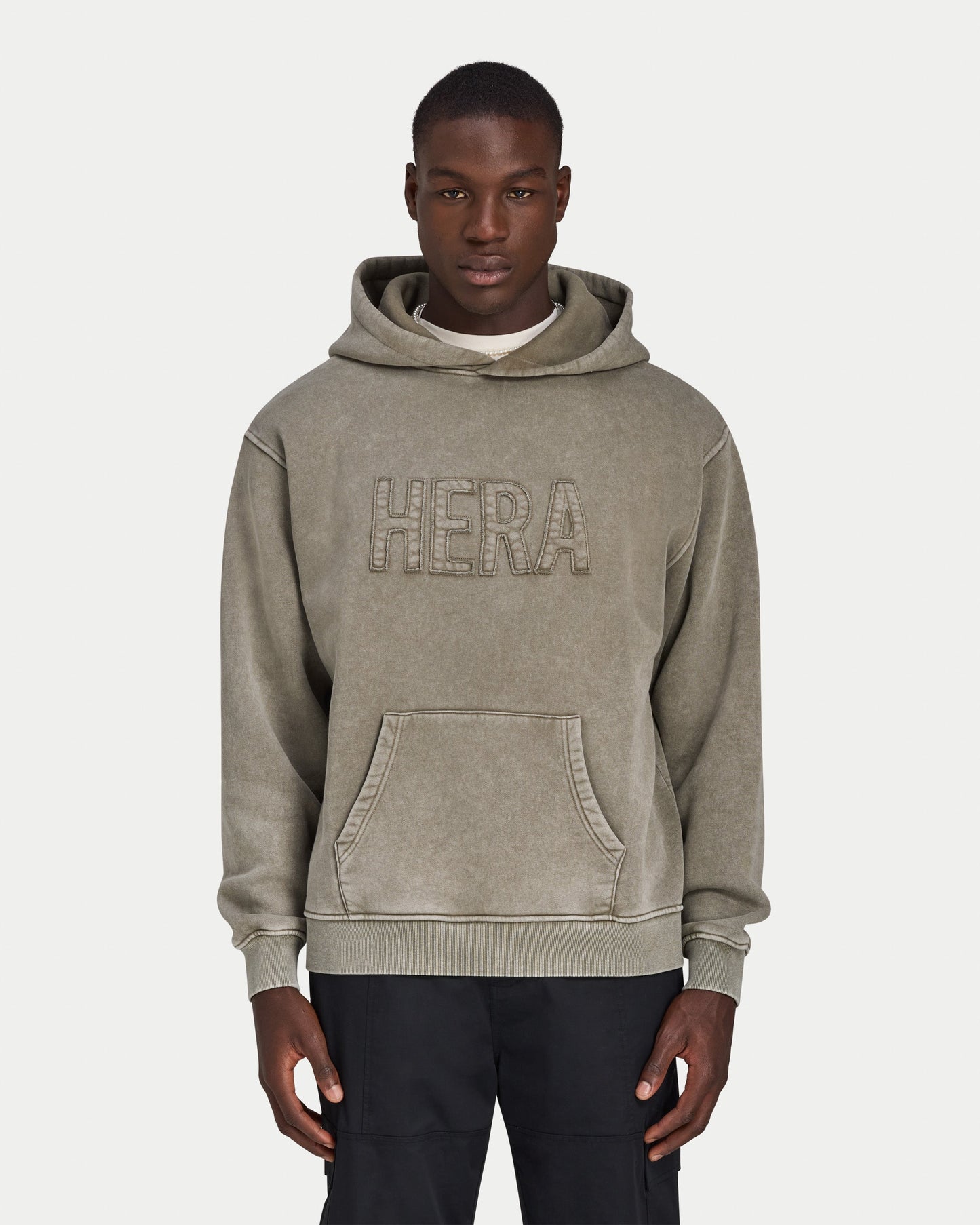Mens Signature Washed Oversized Hoodie