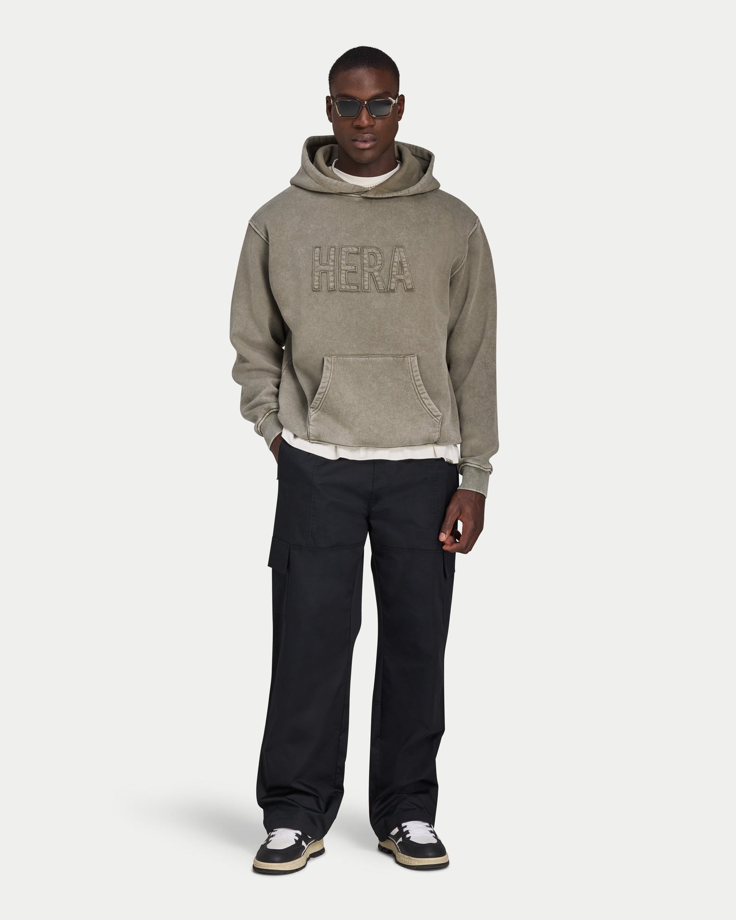 Mens Signature Washed Oversized Hoodie