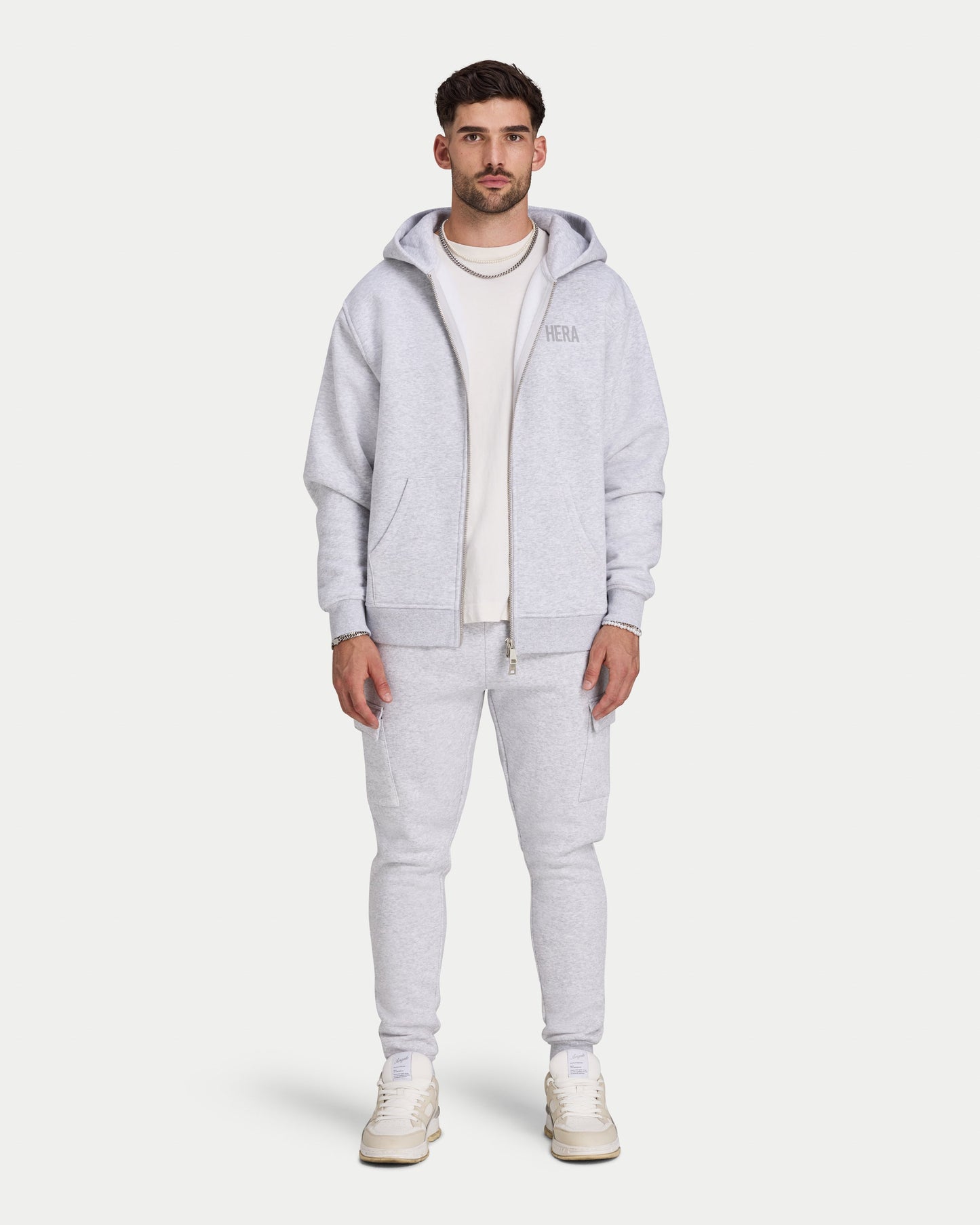 Mens Staple Oversized Zip up Hoodie