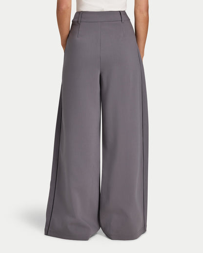 Womens Studio Wide Leg Trouser