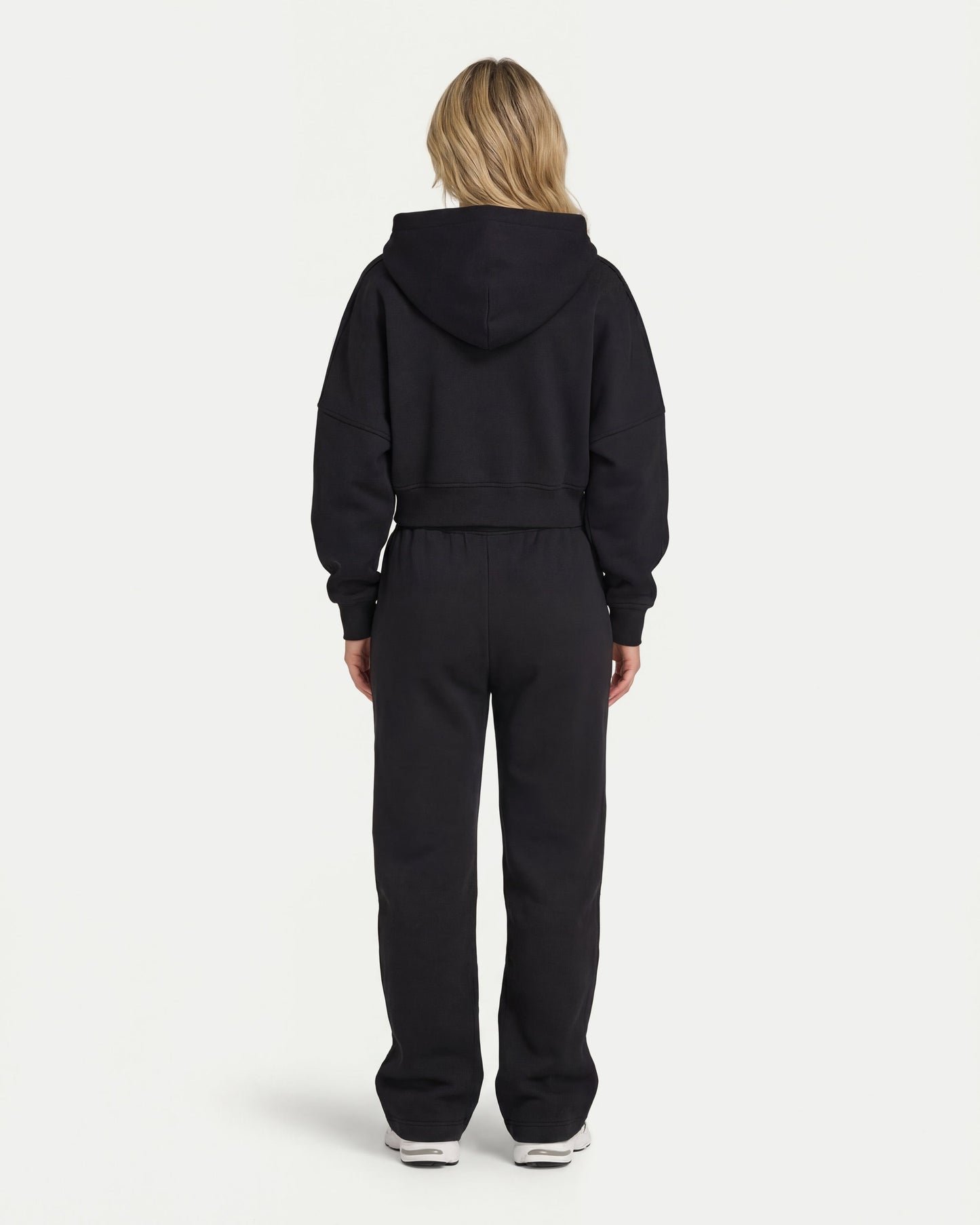 Womens 365 Cropped Zip Hoodie