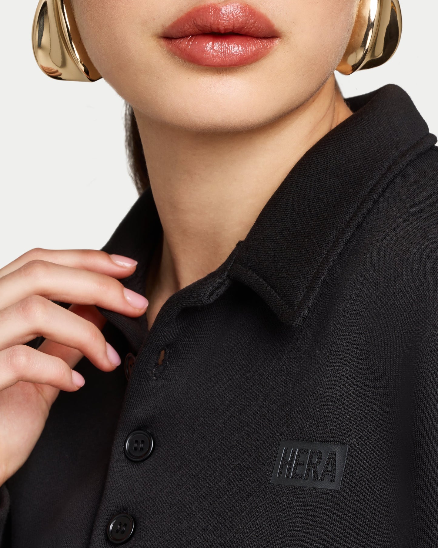 Womens Collective Collared Sweatshirt
