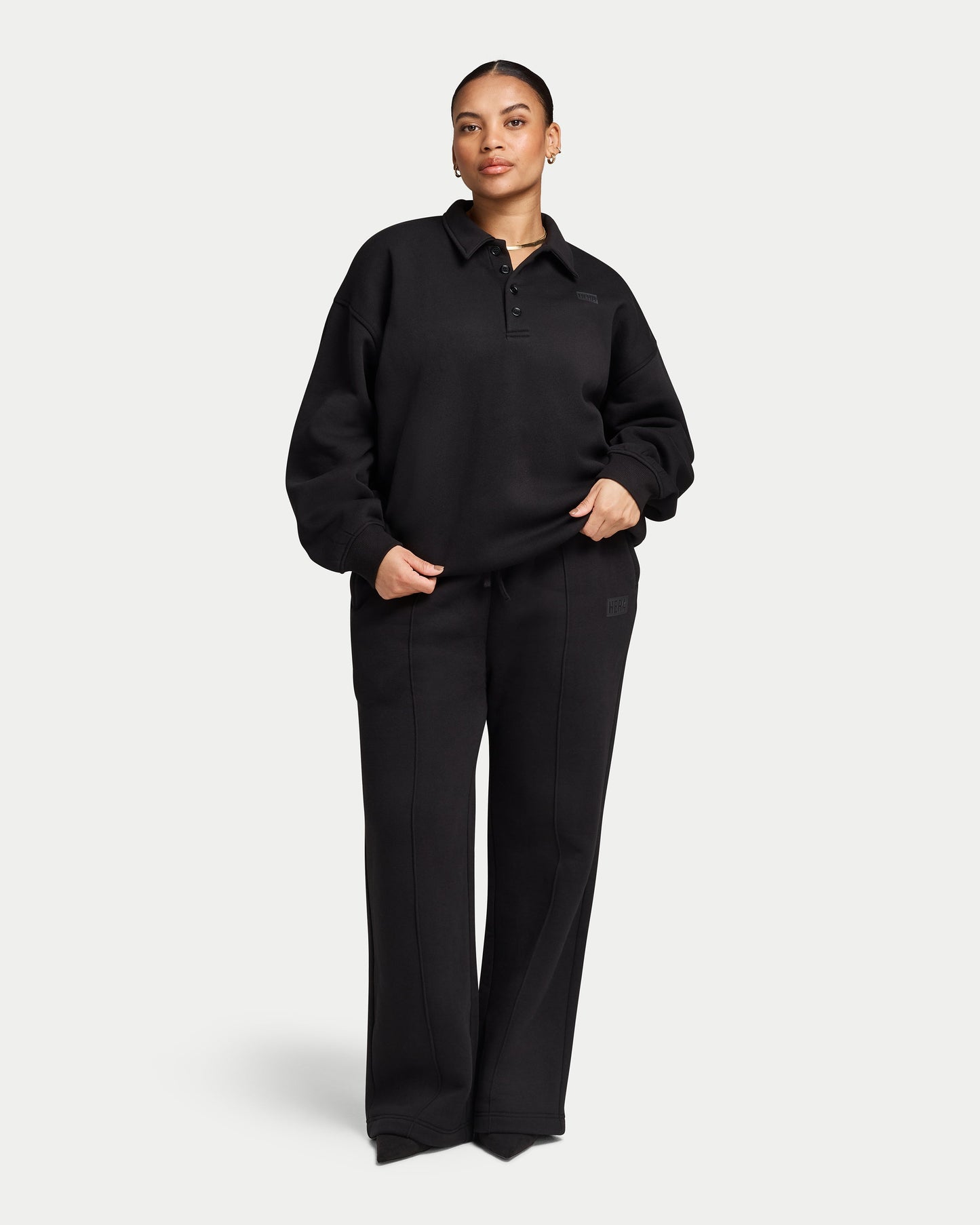 Womens Collective Collared Sweatshirt