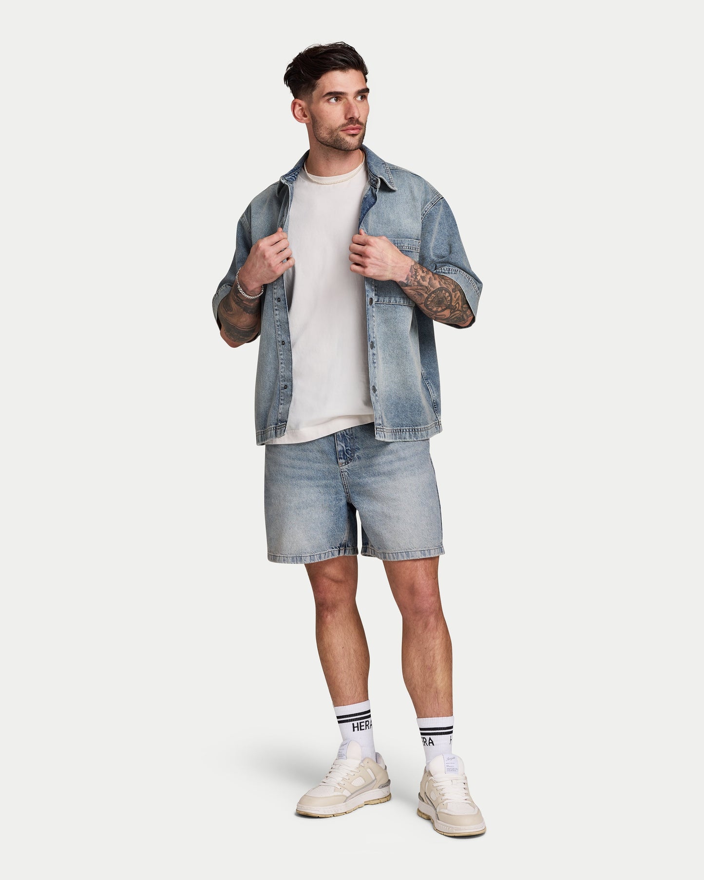 Mens Relaxed Denim Short