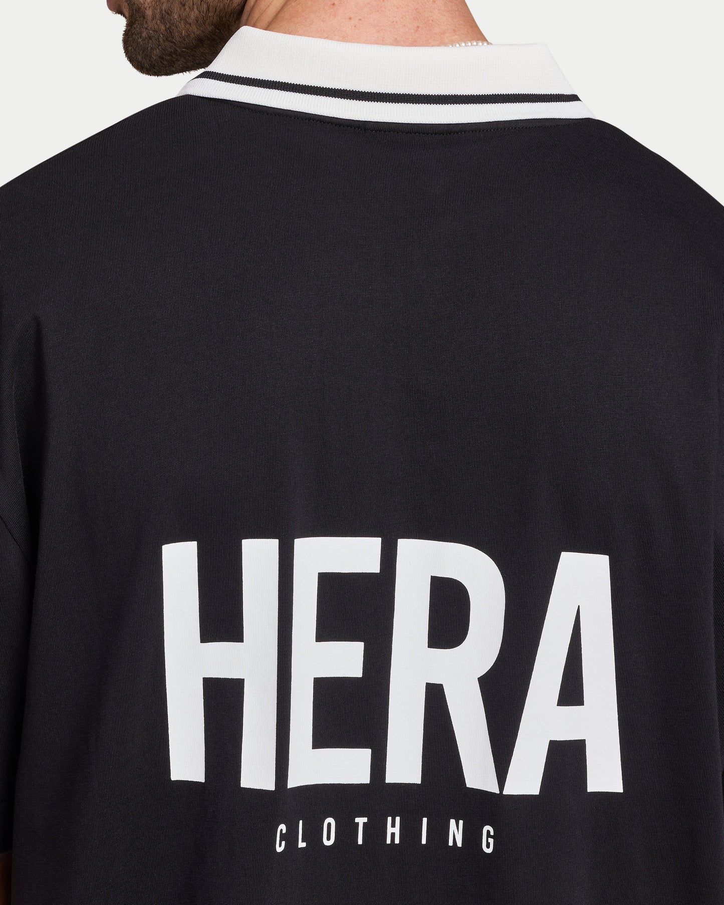 Mens Staple Oversized Polo T-Shirt