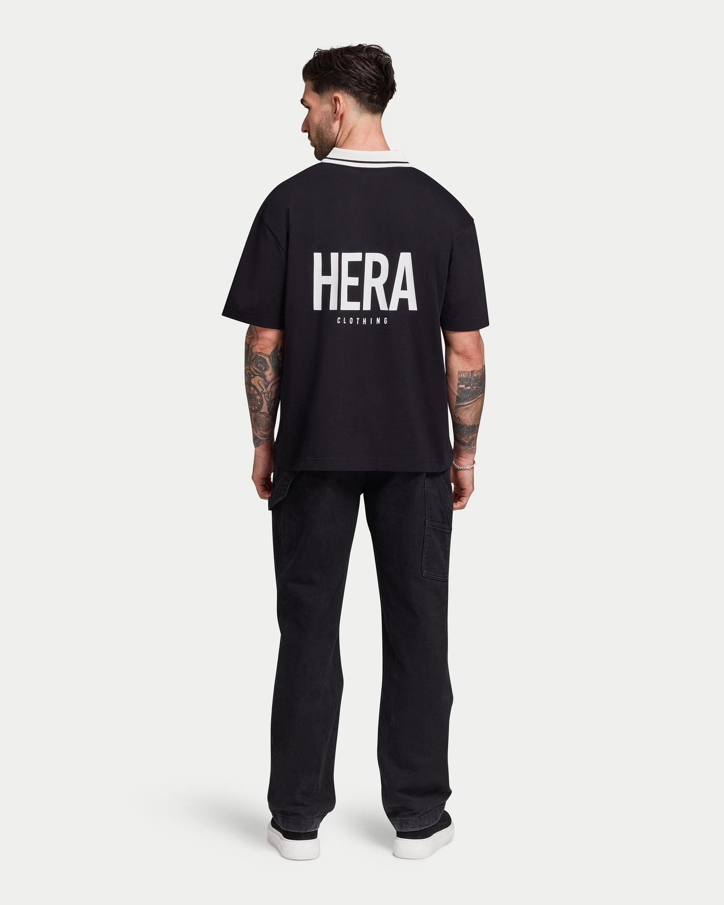 Mens Staple Oversized Polo T-Shirt
