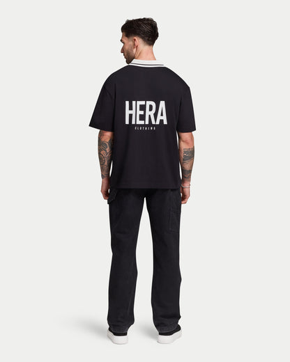 Mens Staple Oversized Polo T-Shirt