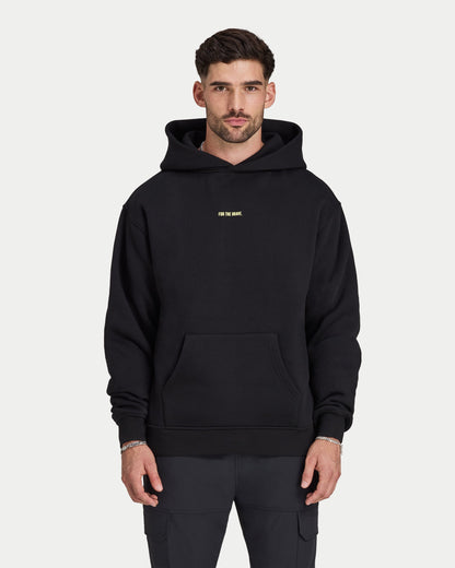 Mens For the Brave Oversized Hoodie