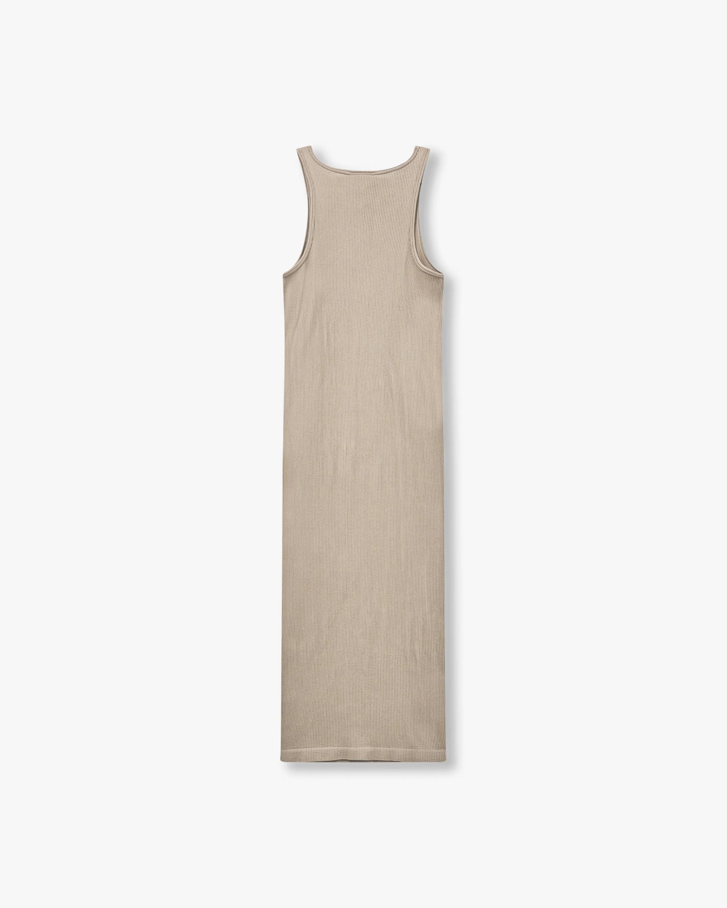 Womens Ribbed Base Racer Midi Dress
