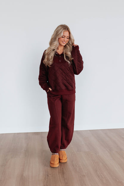 Senara Quilted Pullover