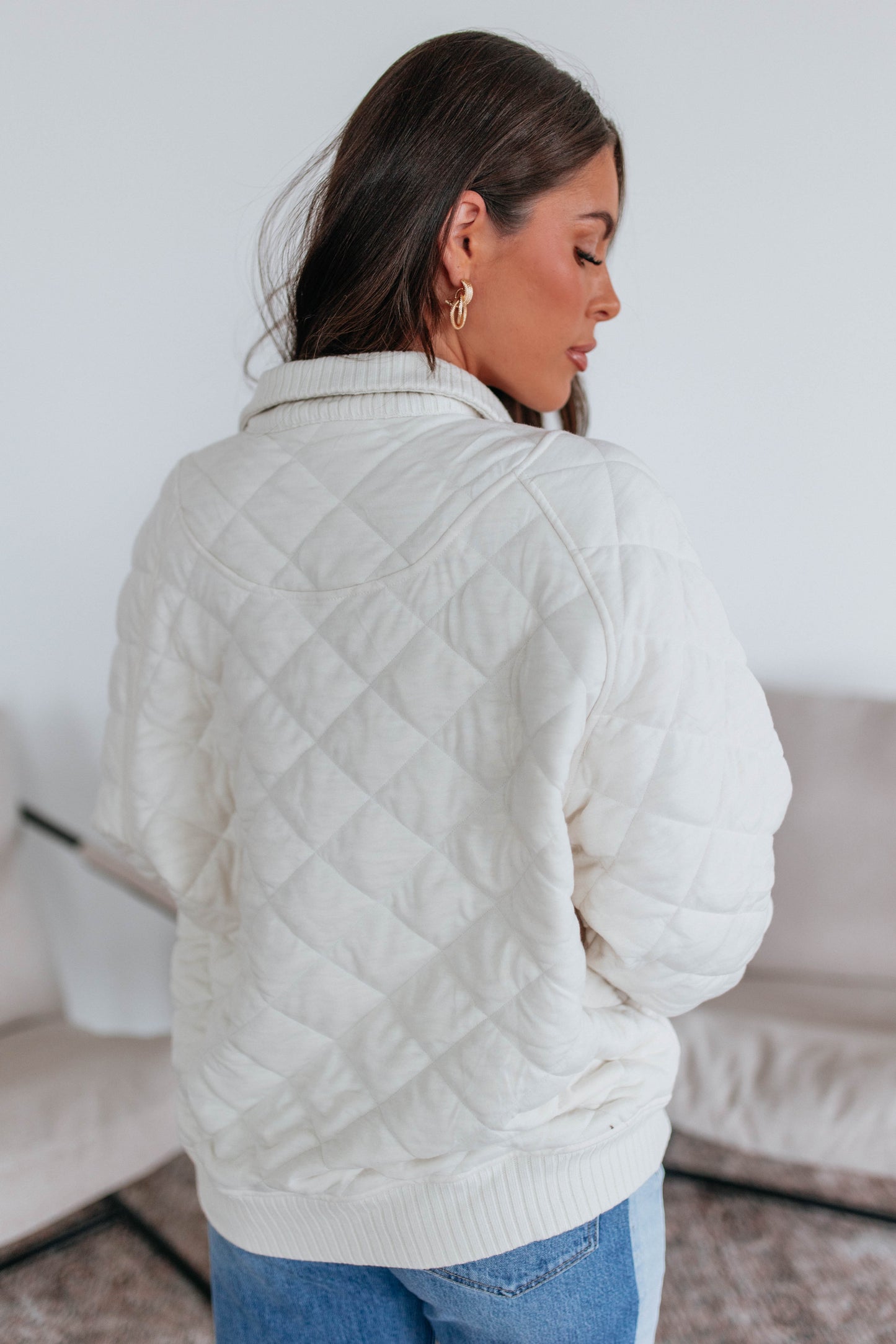 Senara Quilted Pullover