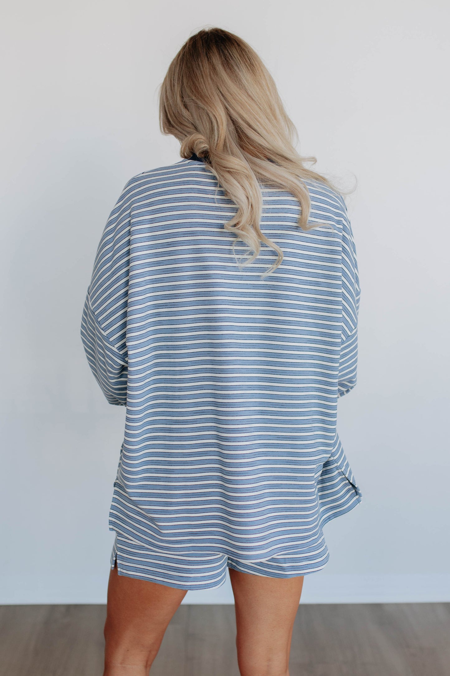 Traci Striped Crewneck
