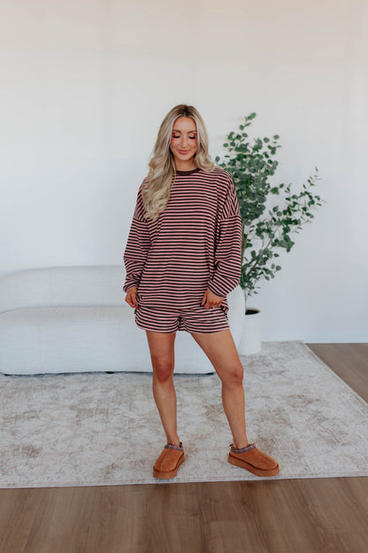 Traci Striped Shorts