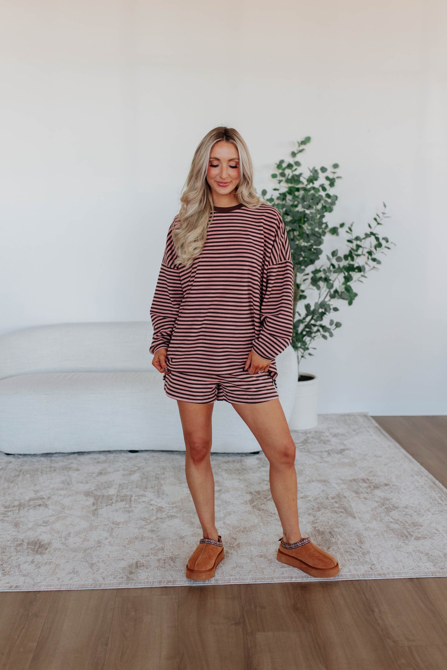 Traci Striped Crewneck