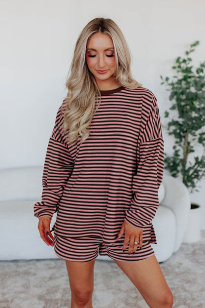 Traci Striped Crewneck