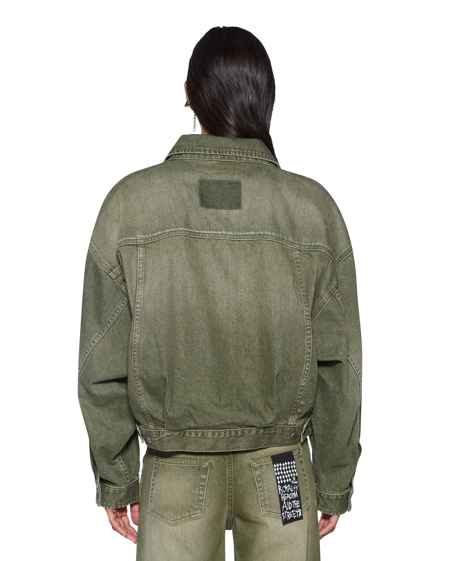 RELAX TRUCKER JACKET MILITANT GREEN