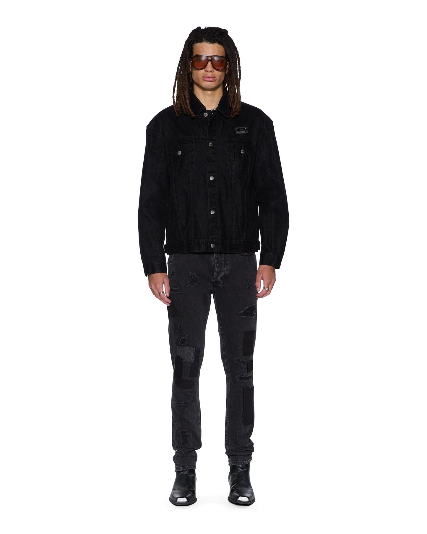 OH G JACKET FLOCKED BLACK