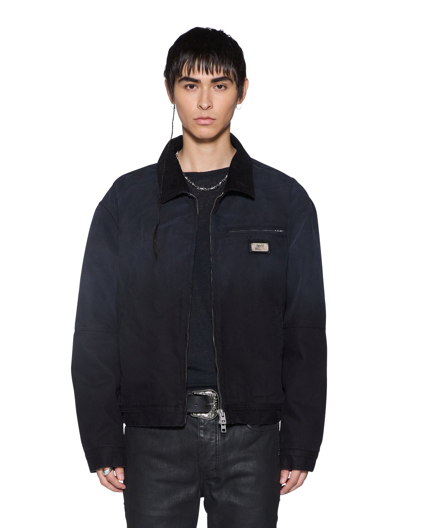 PLATED GREENWICH JACKET BLACK