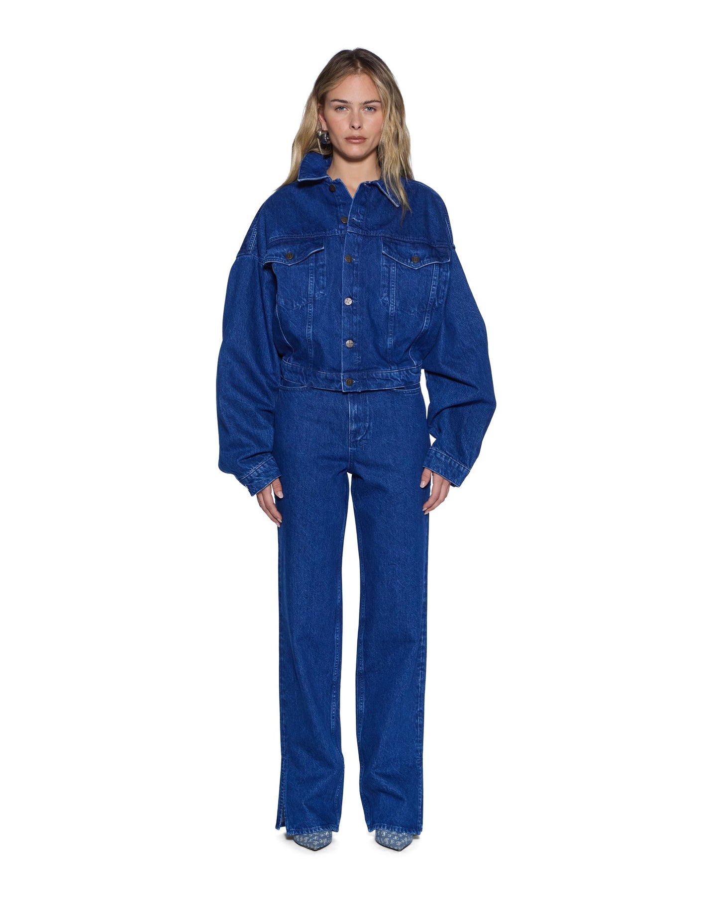 RELAX TRUCKER JACKET MARINE