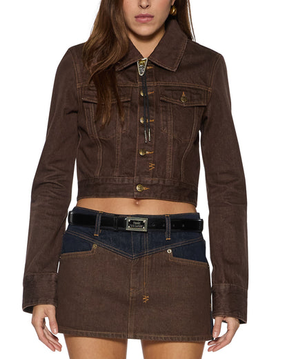 SLIM TRUCKER SADDLE BROWN
