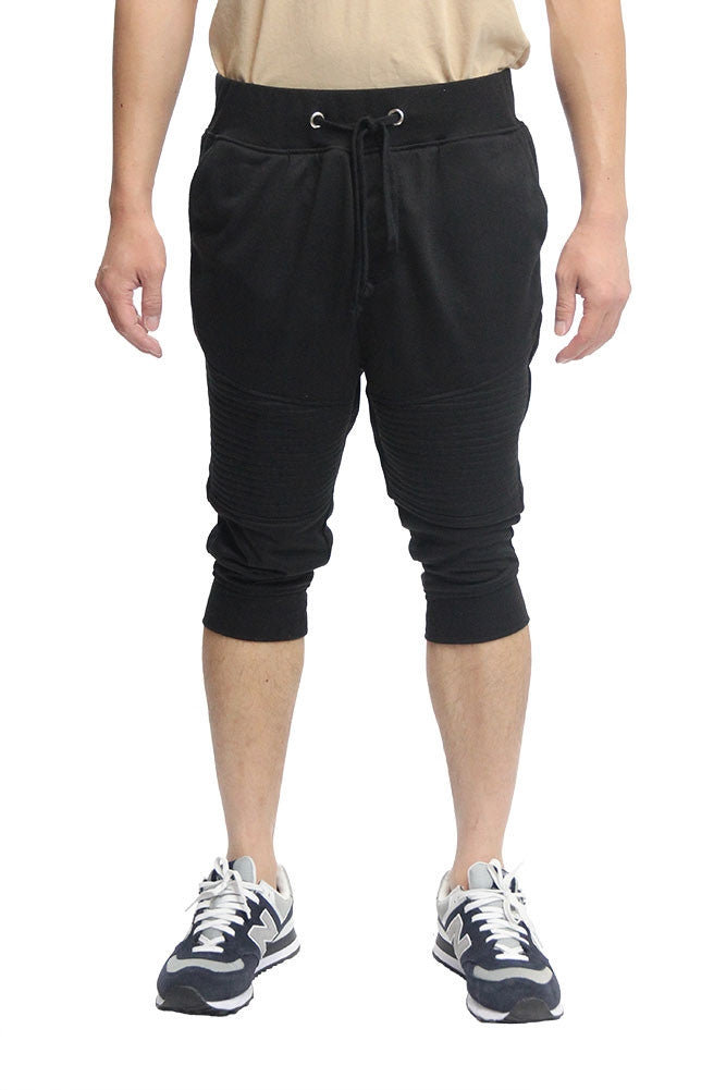 French Terry Biker Jogger Shorts