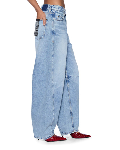 BARREL JEAN FLIGHT BLUE