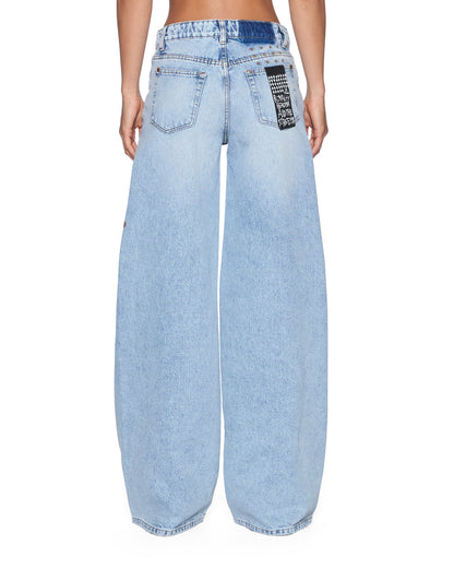 DROPOUT JEAN FLIGHT BLUE