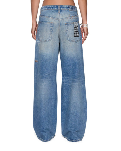 KSUPER JEAN PAINTER BLUE