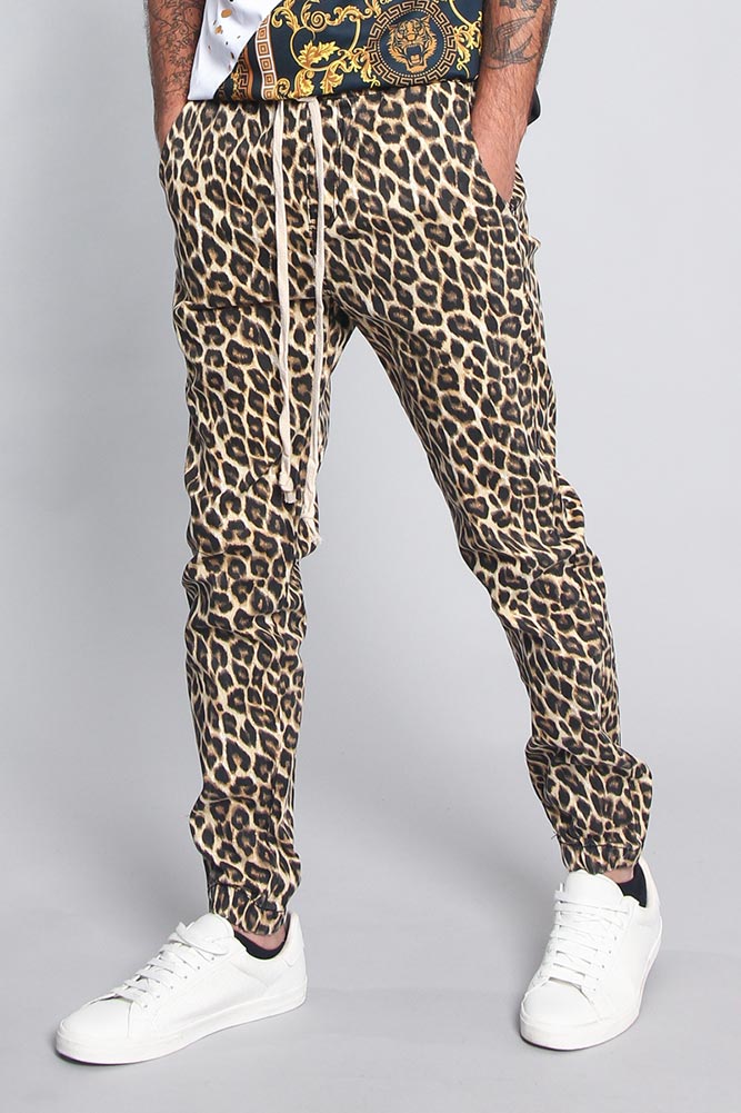 Leopard Print Joggers