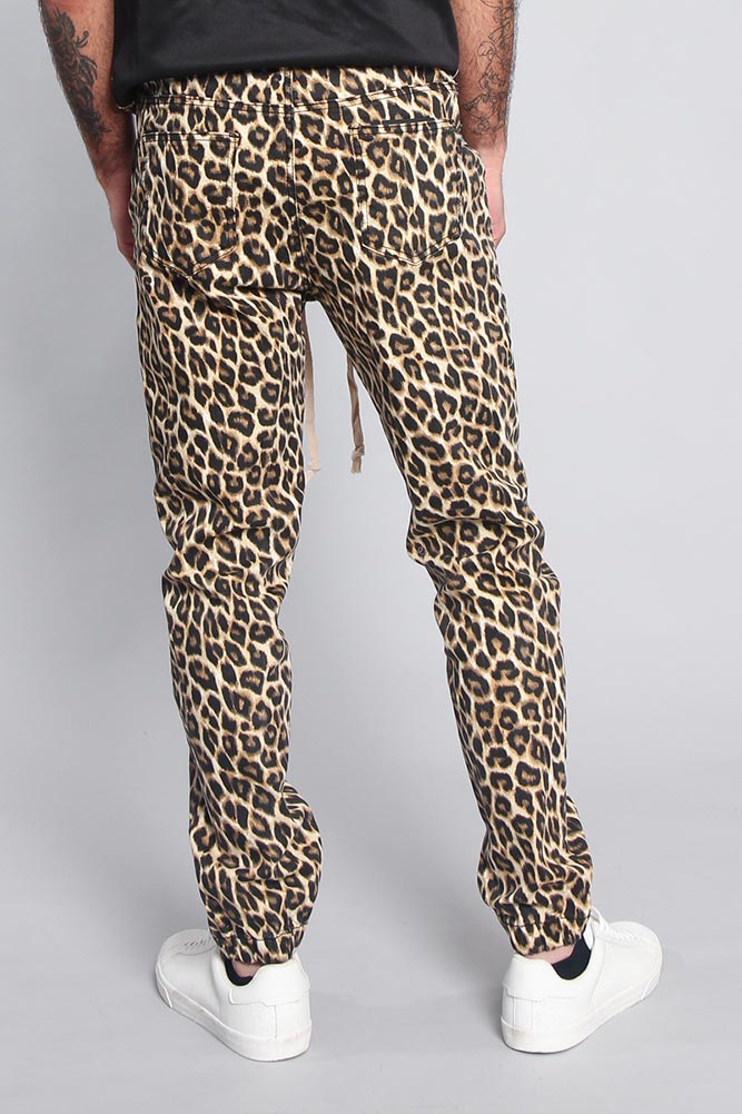 Leopard Print Joggers