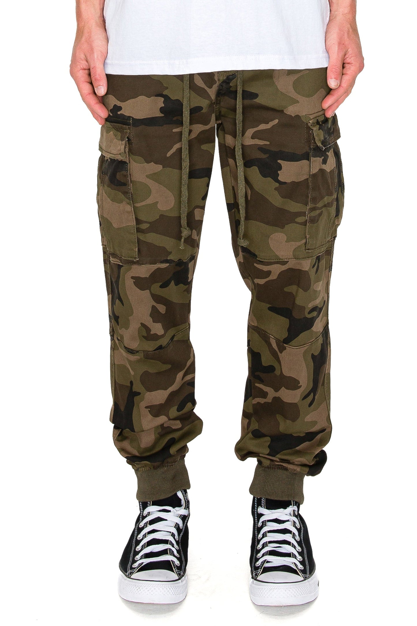 Premium Garment Washed Cargo Jogger
