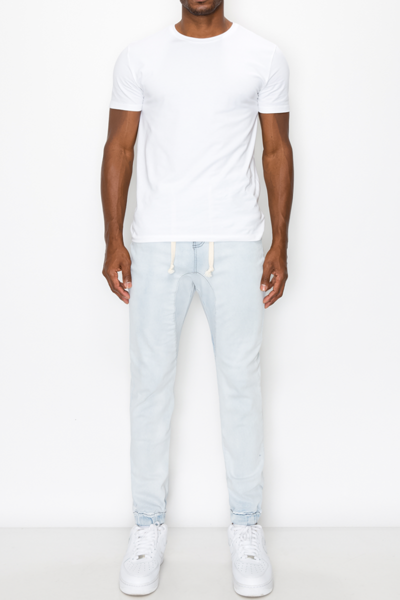 Essential Denim Jogger Pants