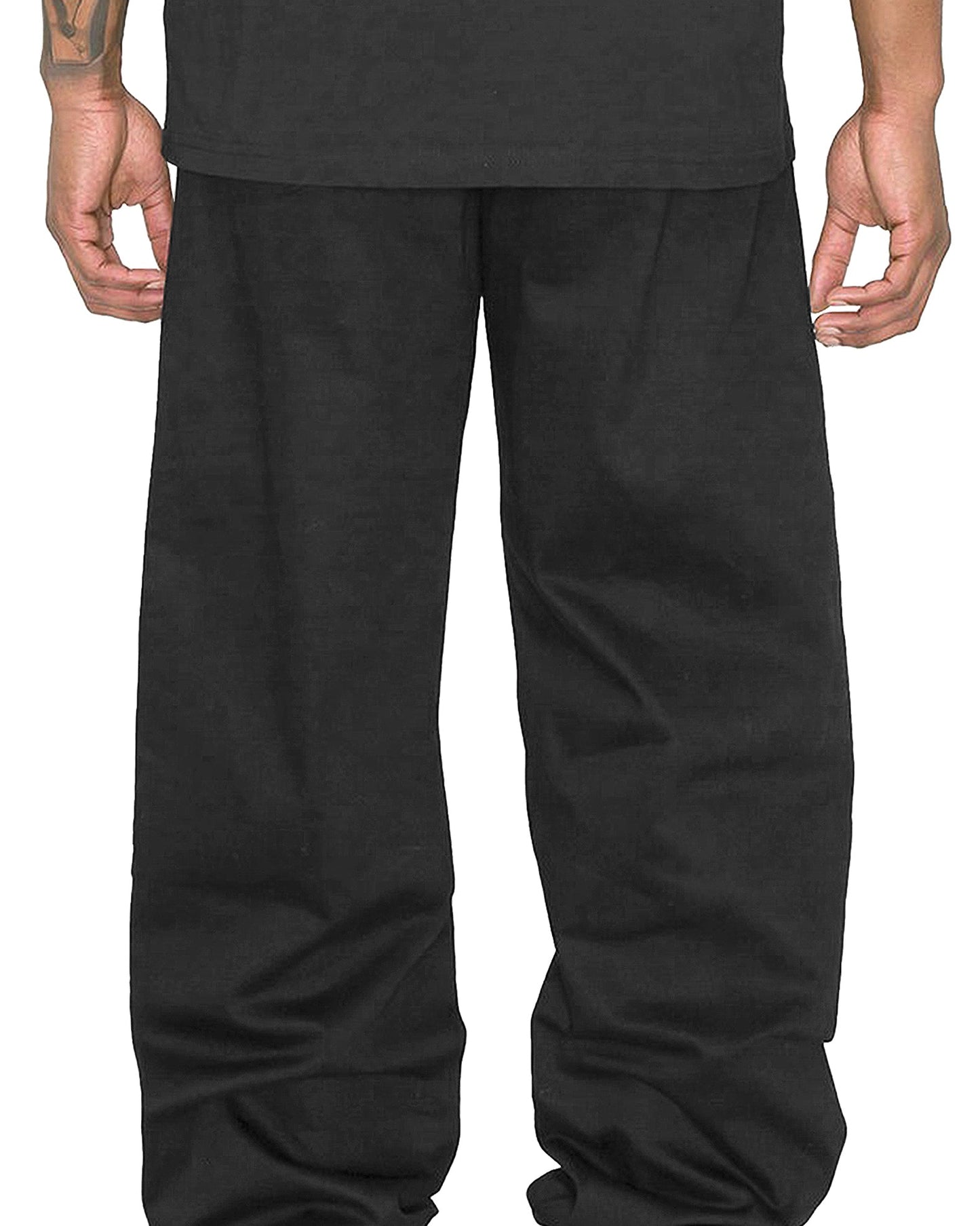 Men's Essential Baggy Fit Solid Jogger Pants