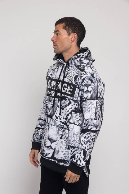 Savage Leopard Fleece Pullover