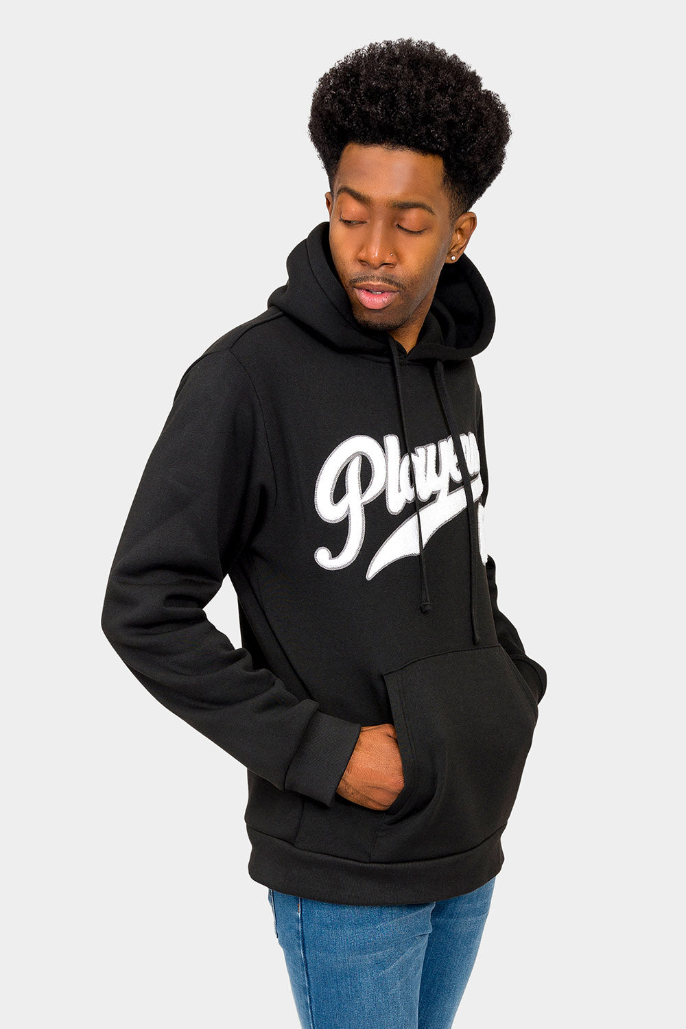 Playerz 69 Chenille Patch Fleece Sweater