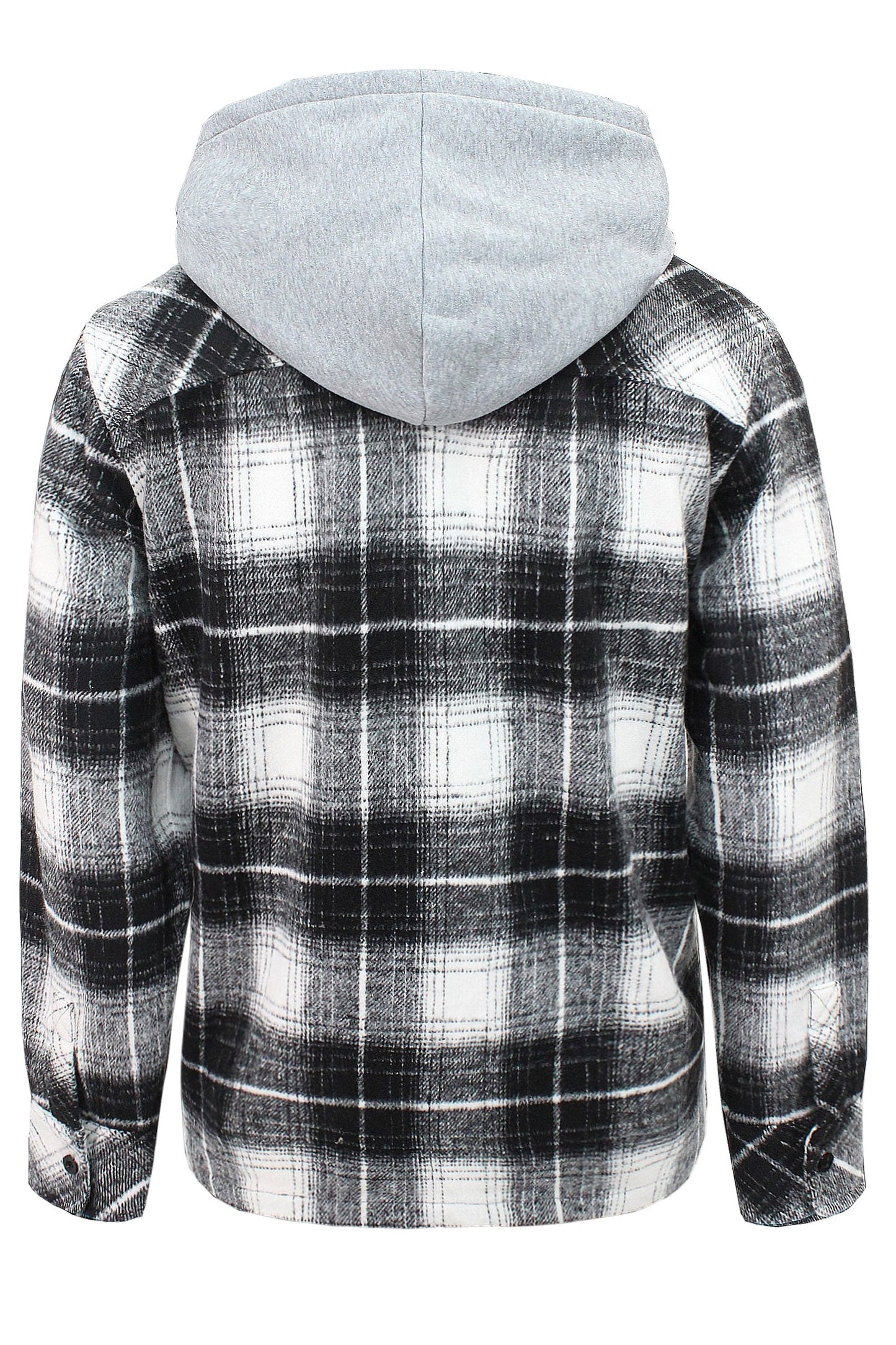 Men's Essential Hooded Flannel Overshirt