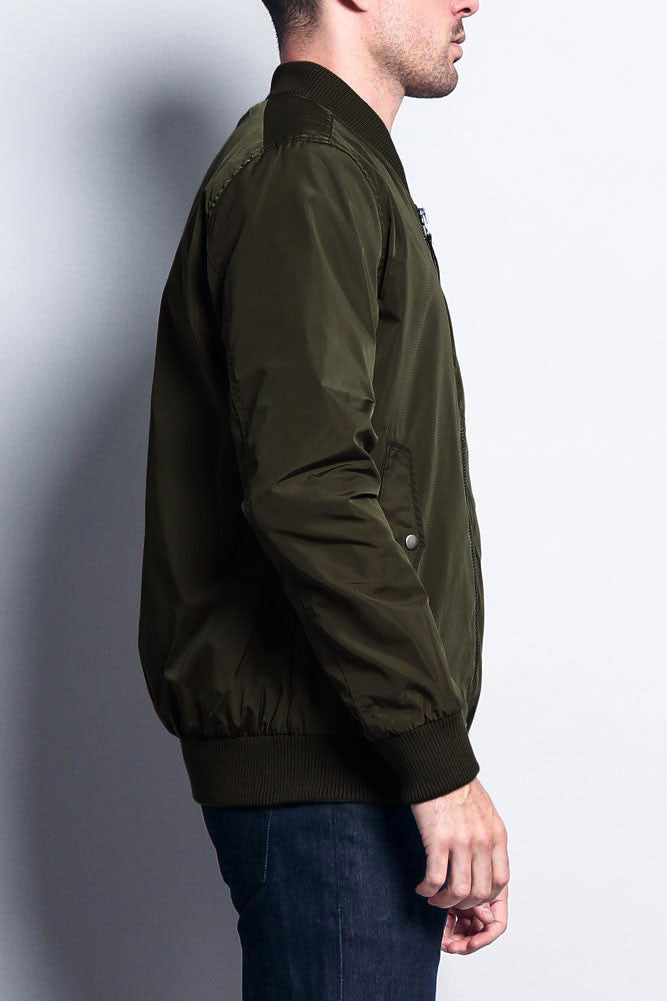 Men's Lightweight Bomber Flight Jacket