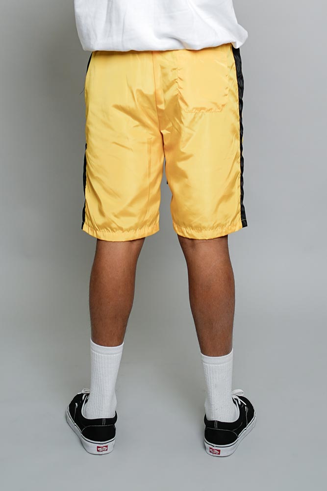 Side Striped Windbreaker Shorts