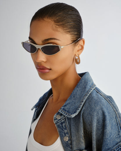 THE KSPEED KATZ SUNGLASSES SILVER