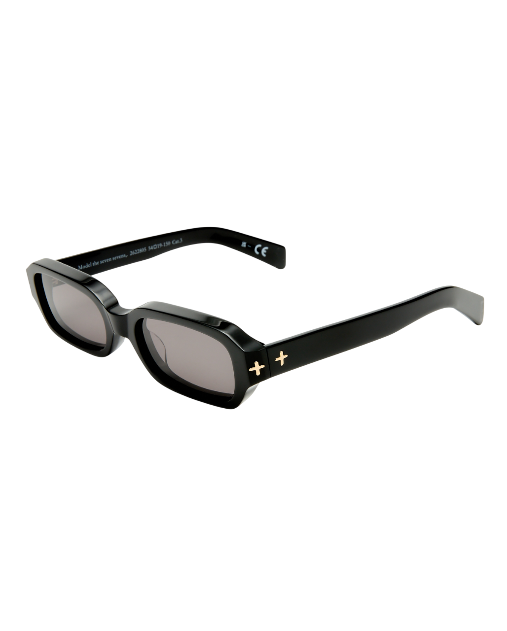 THE SEVEN SEVENS SUNGLASSES BLACK GOLD