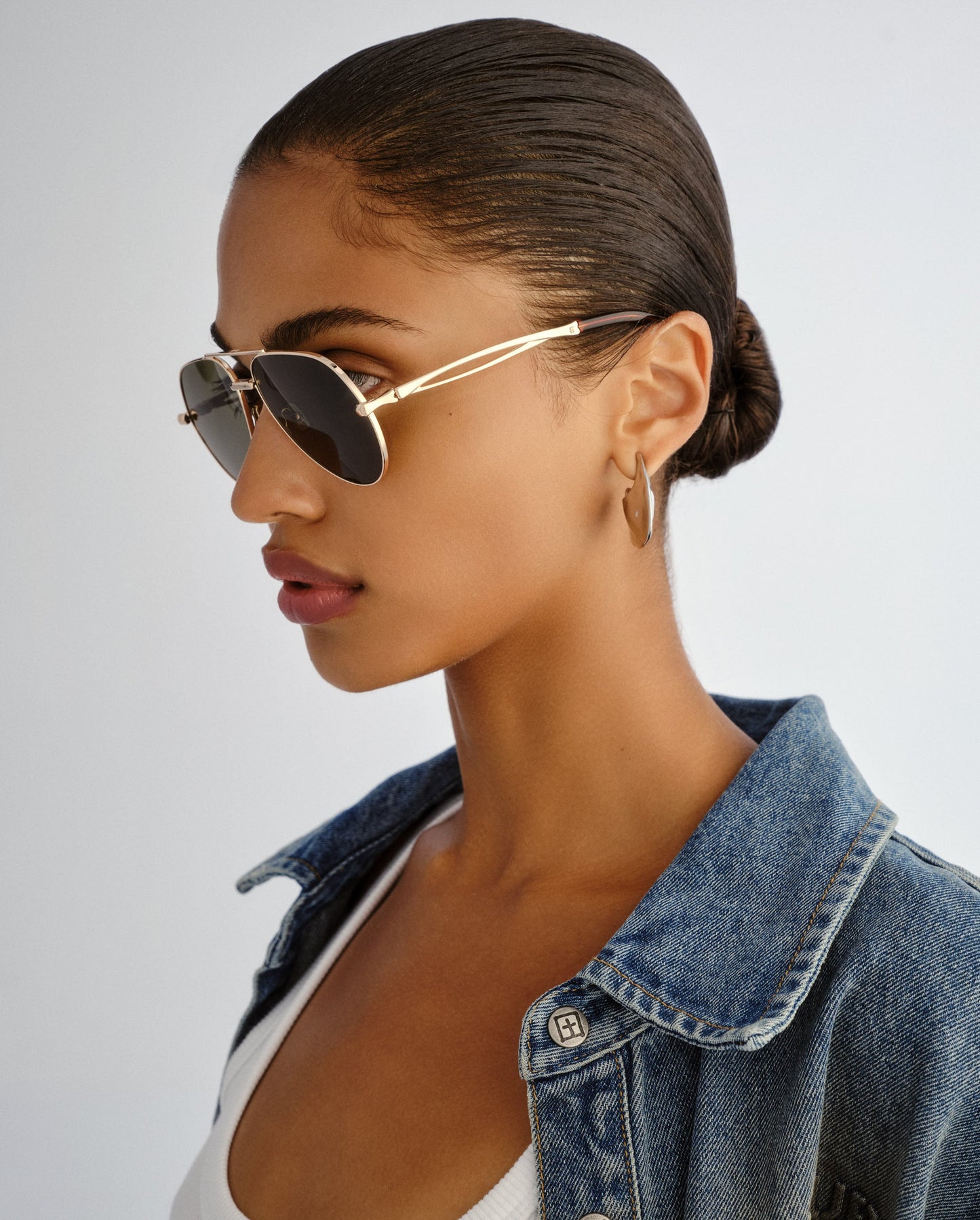 THE MONTANA SUNGLASSES GOLD GREEN