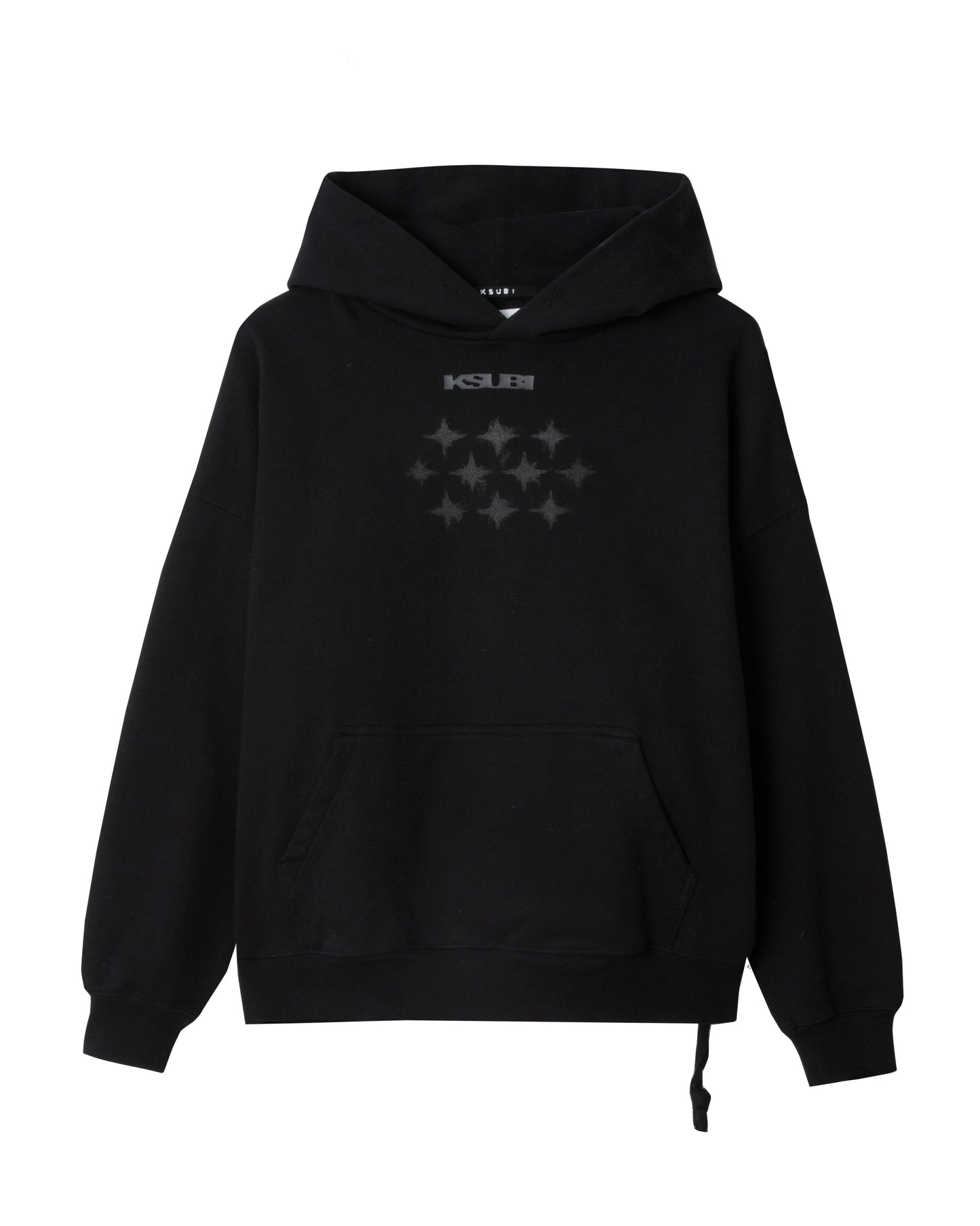 KSUBI X STAYME7O EKCESS HOODIE JET BLACK
